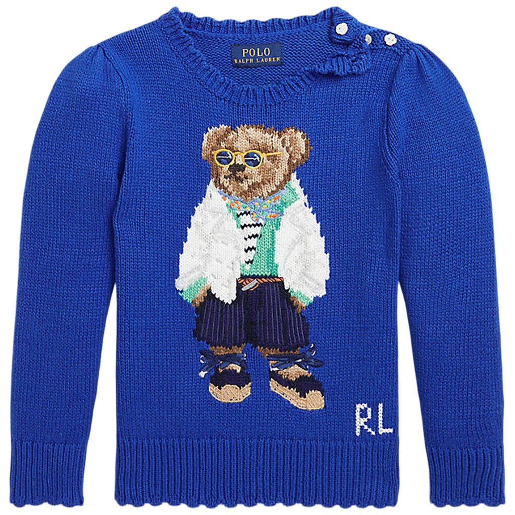 Knitted Baby Sweater Sapphire Star