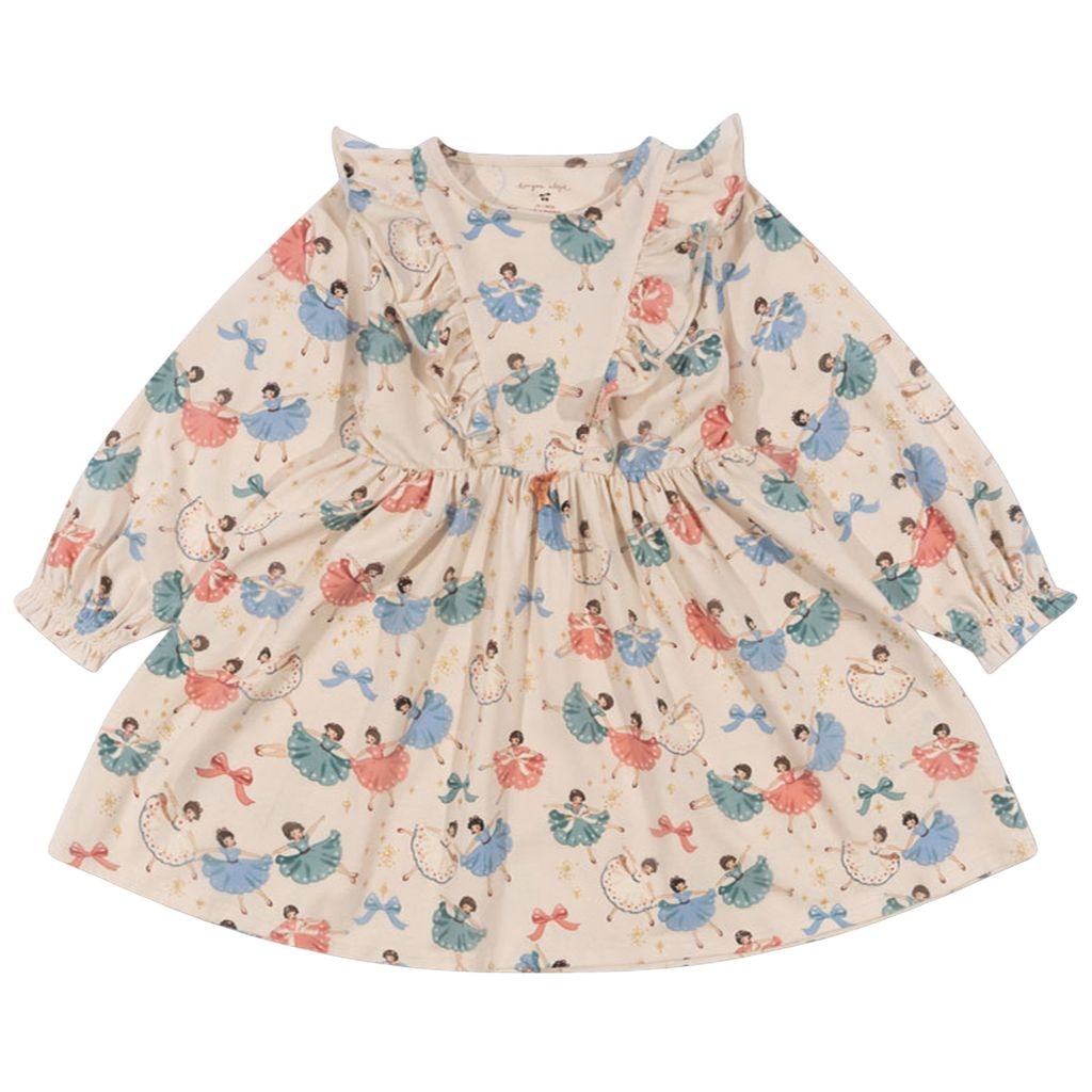 Basic Frill Dress Gots - Bow Ballerina