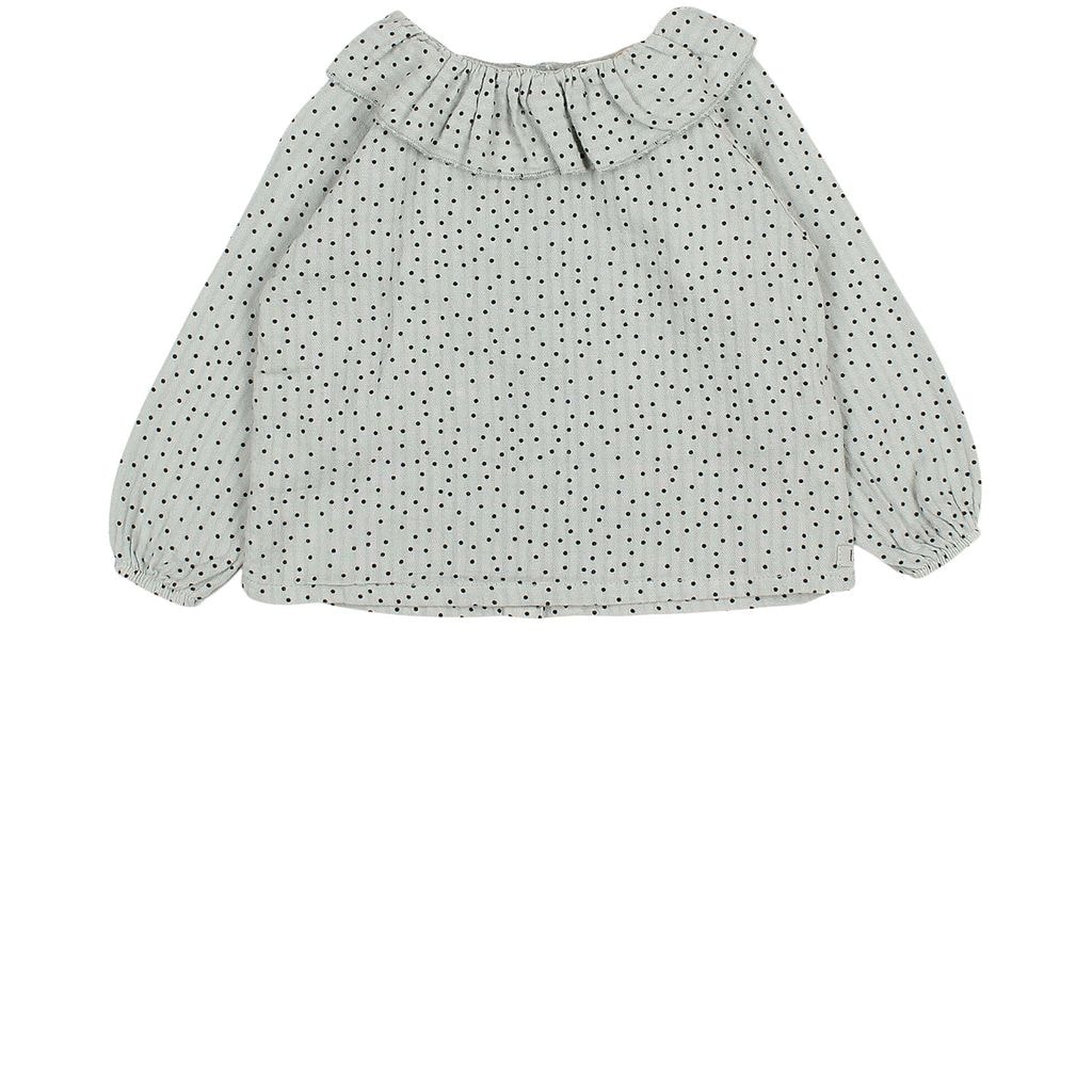 Dotted Blouse Eucalyptus