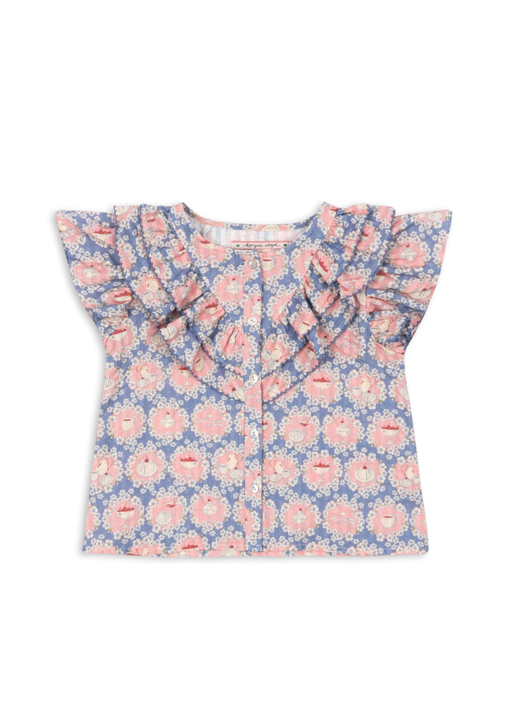 GOTS Kim Frill Shirt Snack Time 