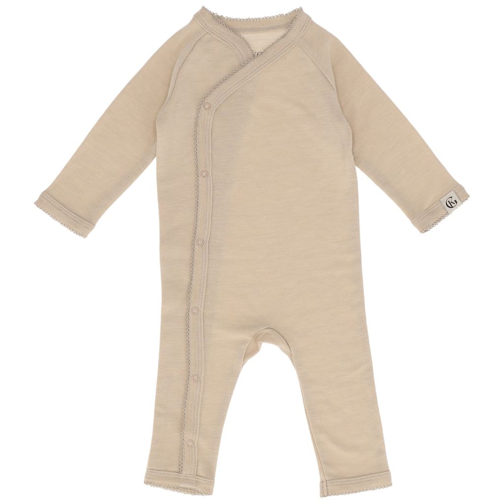 Vakke Ull Babydress Beige