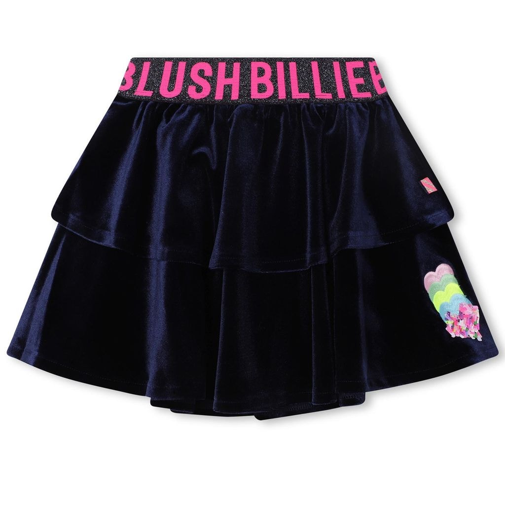 Skirt With Hearts Navy