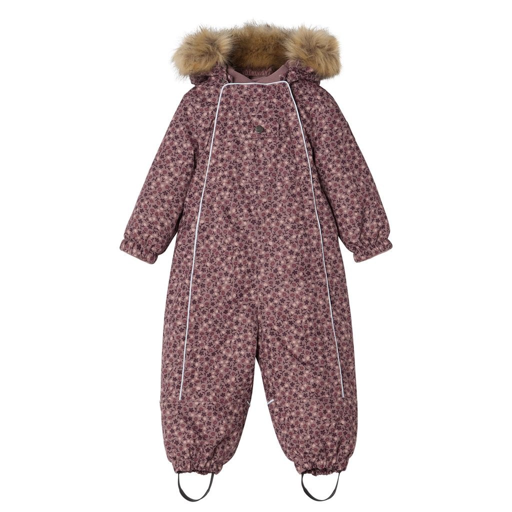 Val D'Isere Floral Snowsuit Lilac Flower