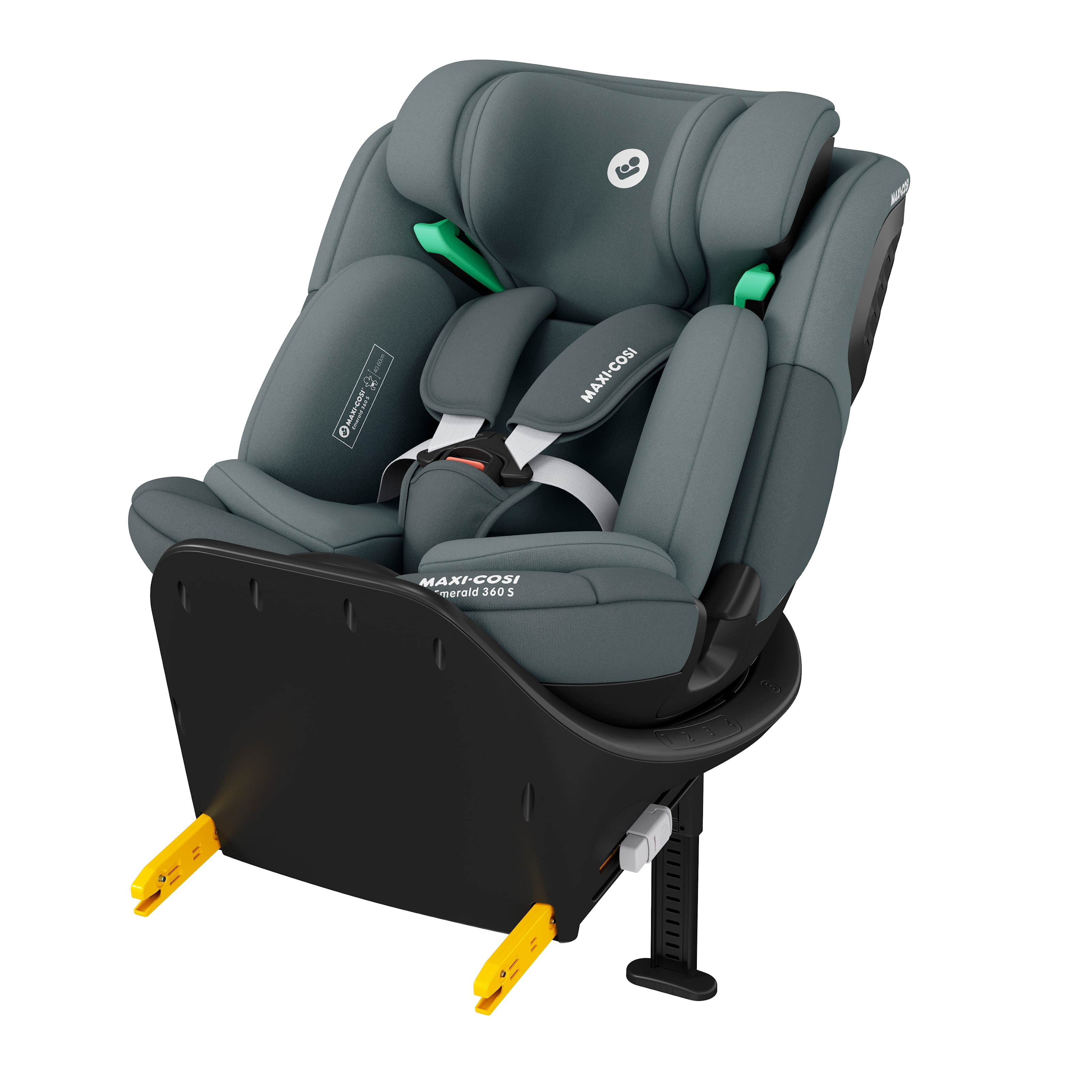 Emerald 360 S Bilbarnstol 0-12Y / 0-36 Kg Tonal Graphite