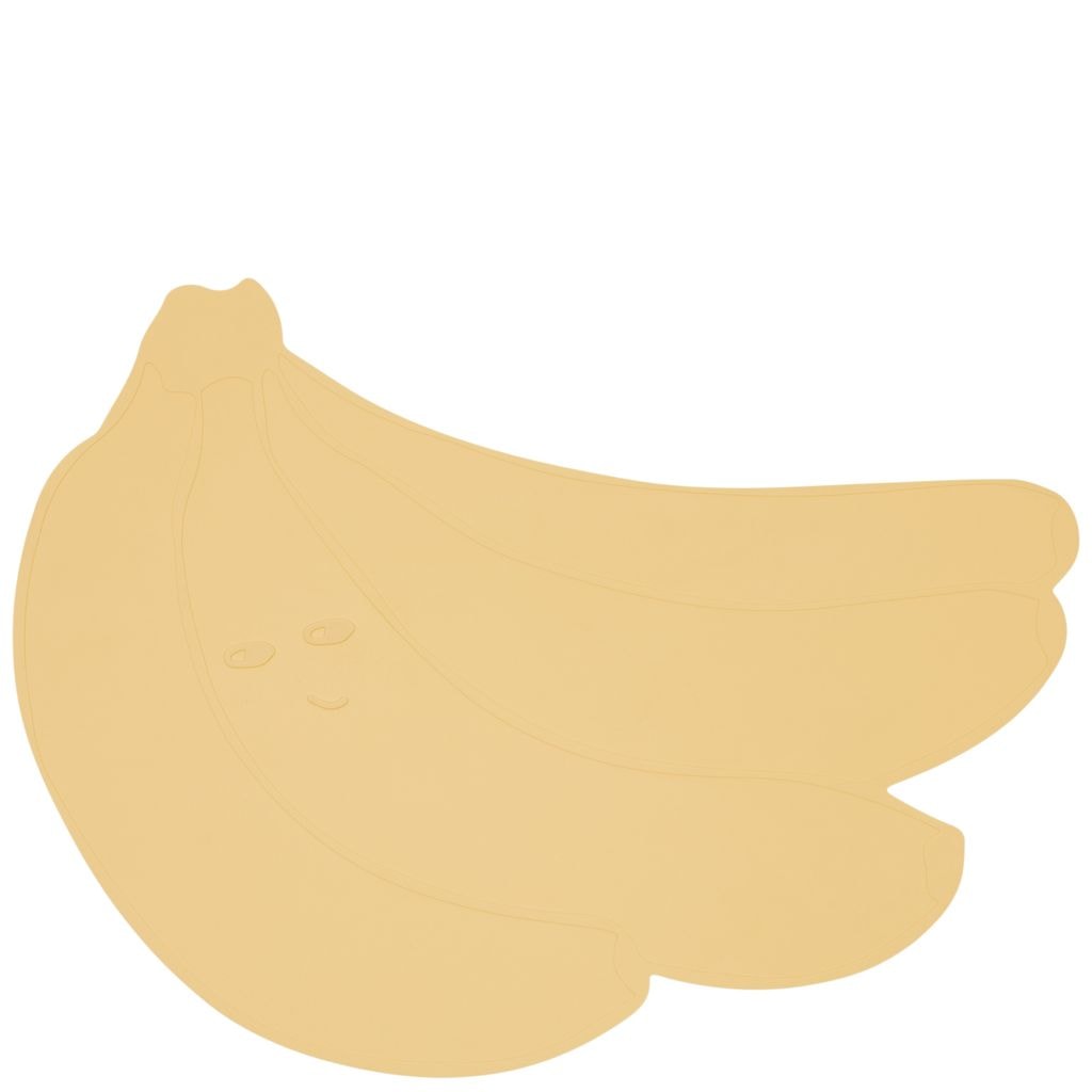 Yummy Bananformat Underlägg Gul