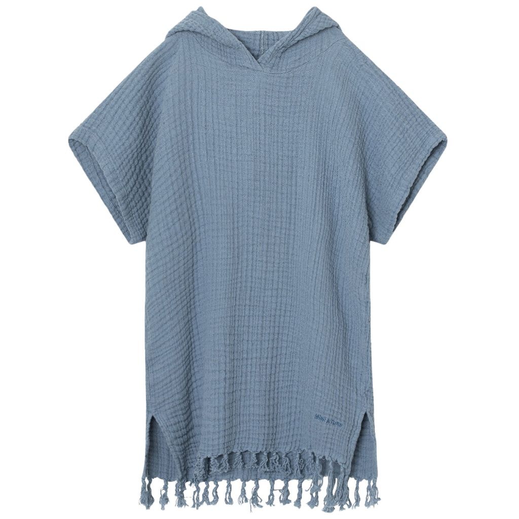 GOTS Cansu Badekåpe China Blue