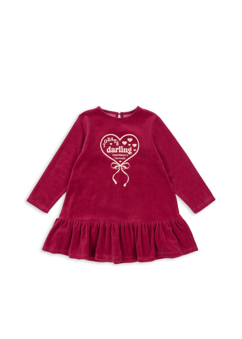 Velou Dress Gots Sangria