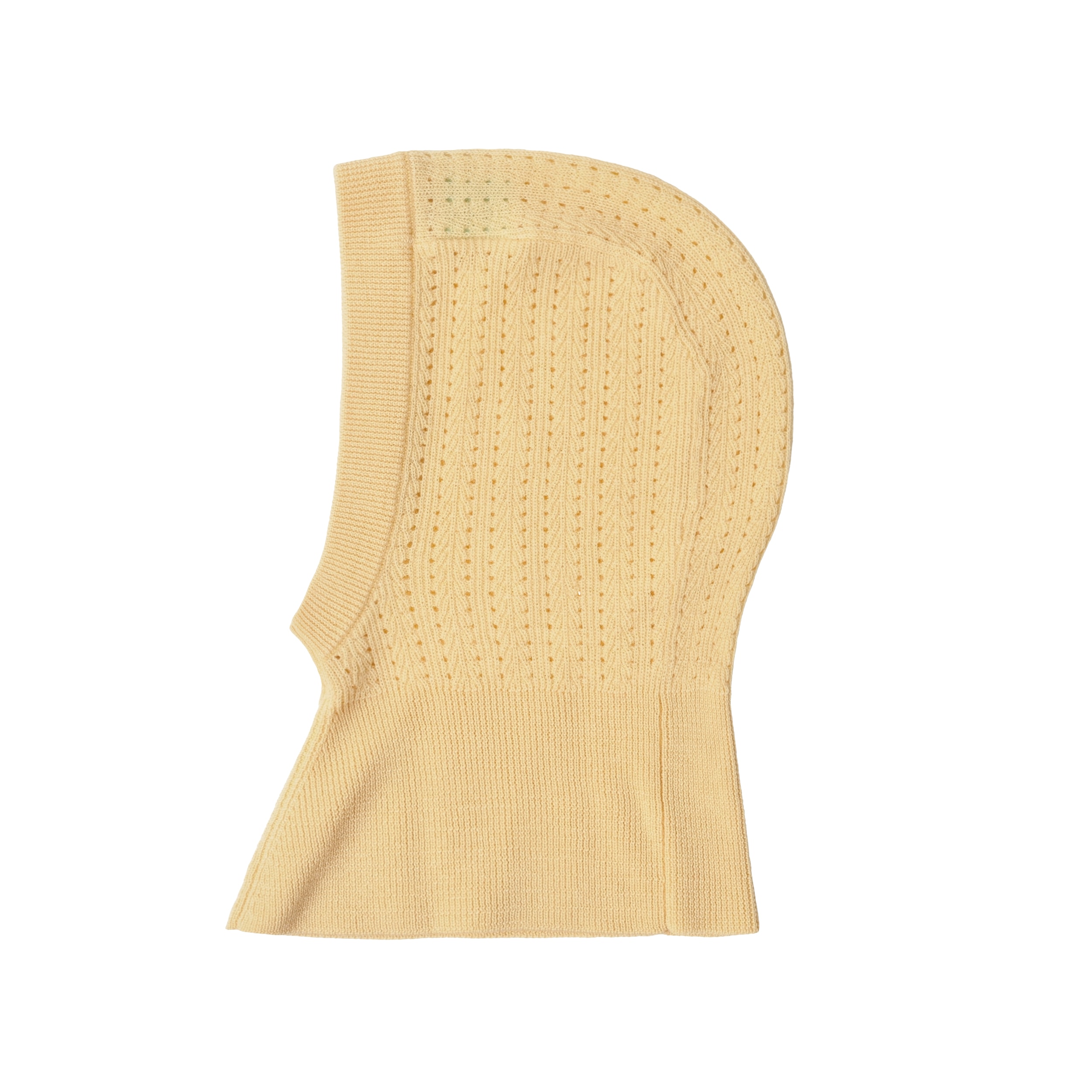 Baby Pointelle Balaclava Wheat