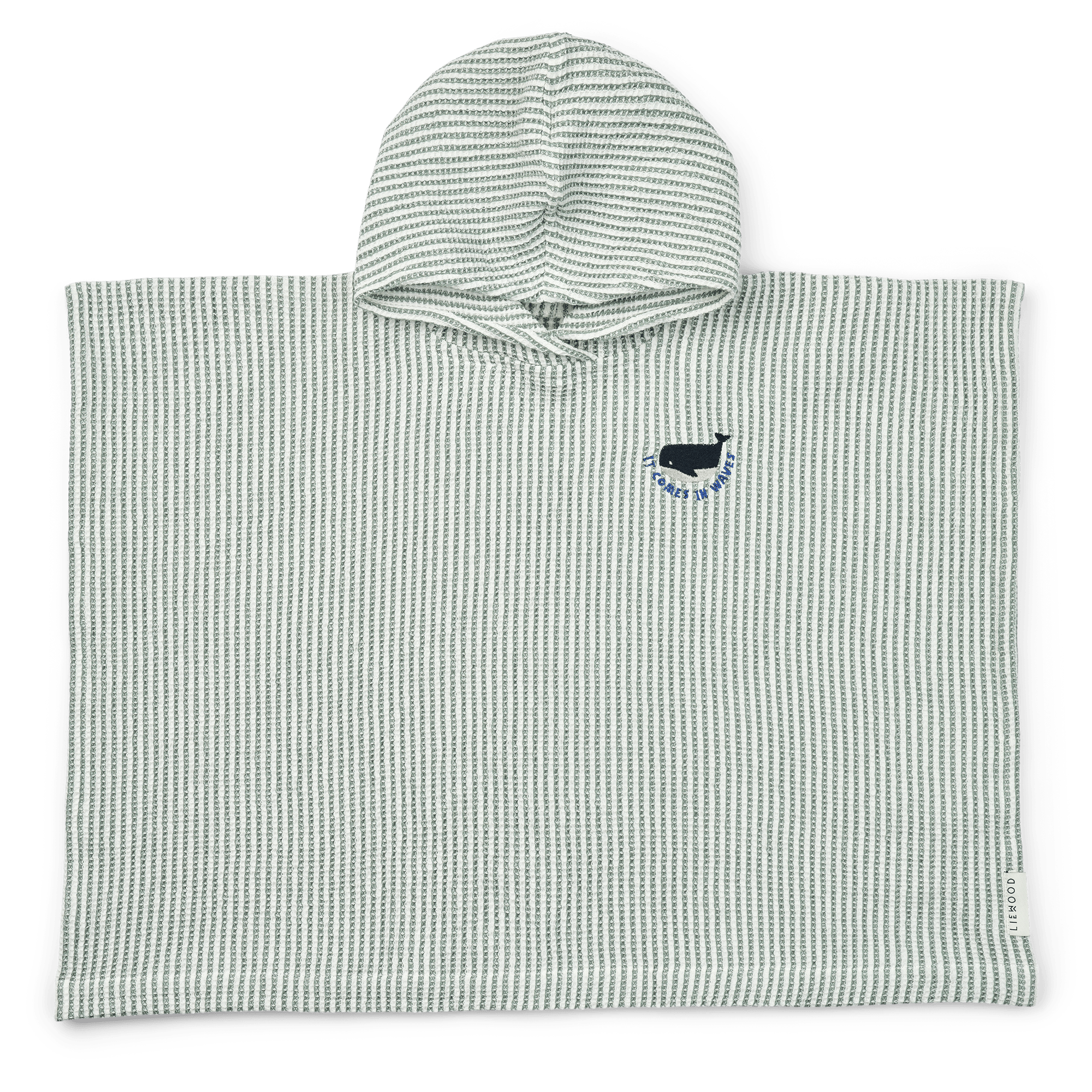 Paco Poncho Embroidery Y/d Stripe Peppermint / Creme De La Creme 