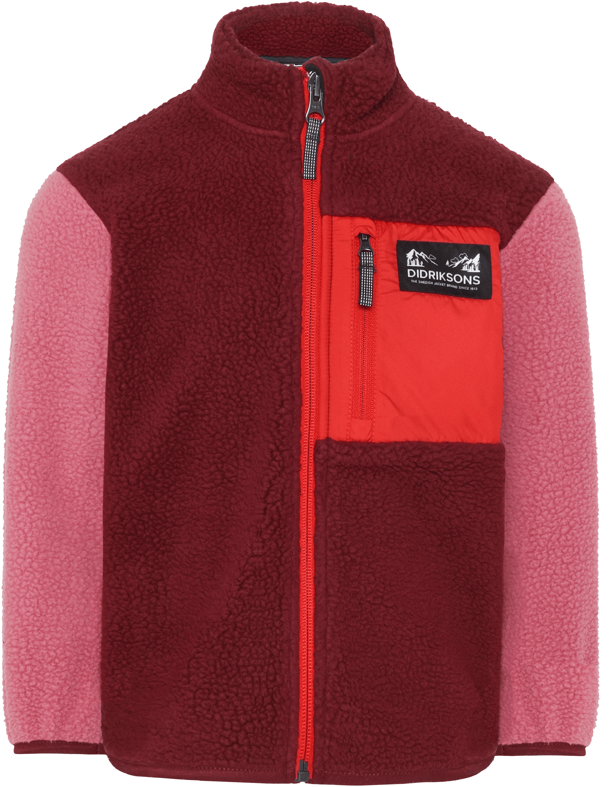 Anten Kids Genser Med Glidelås Anemon Red
