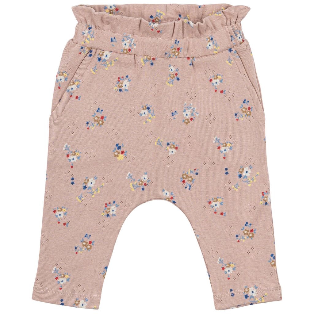 GOTS Nicole Pointelle Pants Adobe Rose