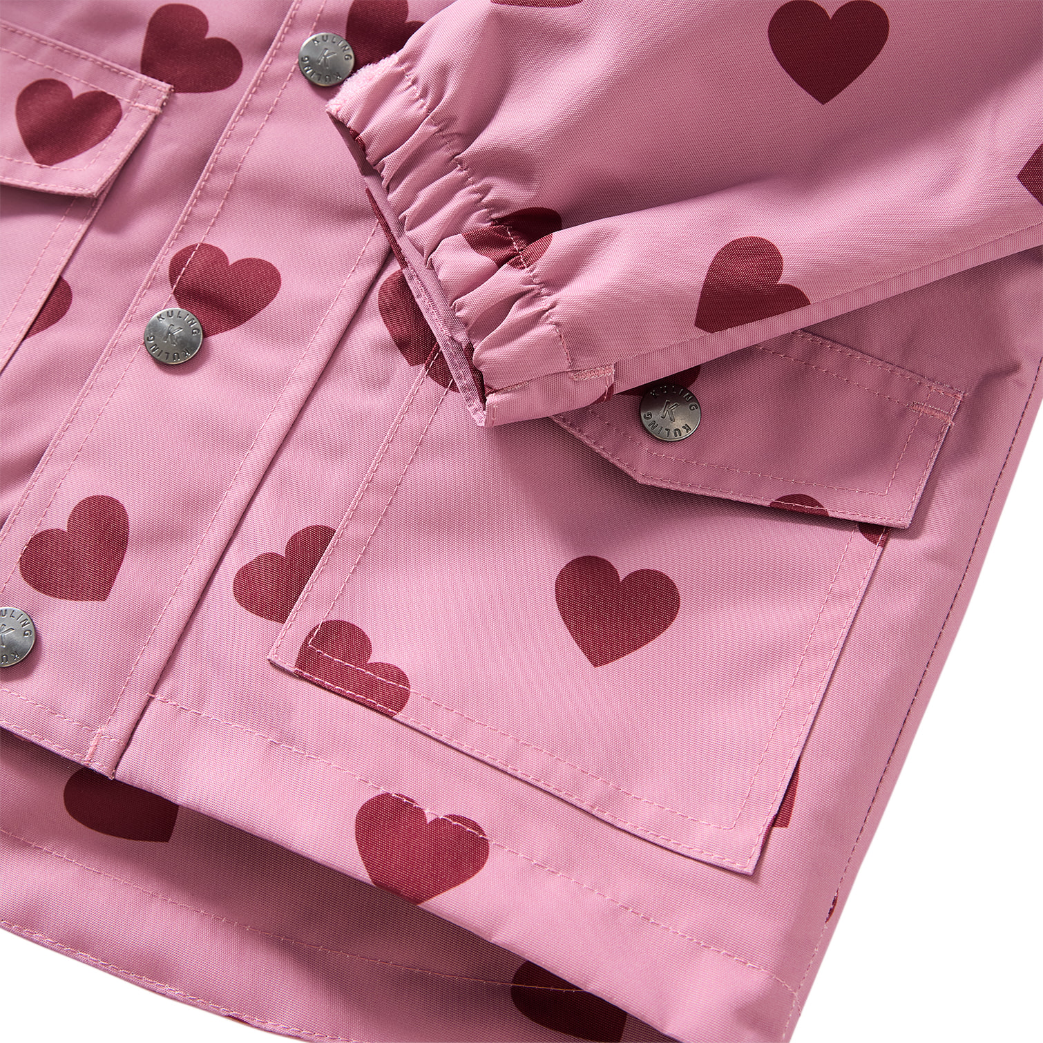 Stockholm Skaljakke Mauve Hearts