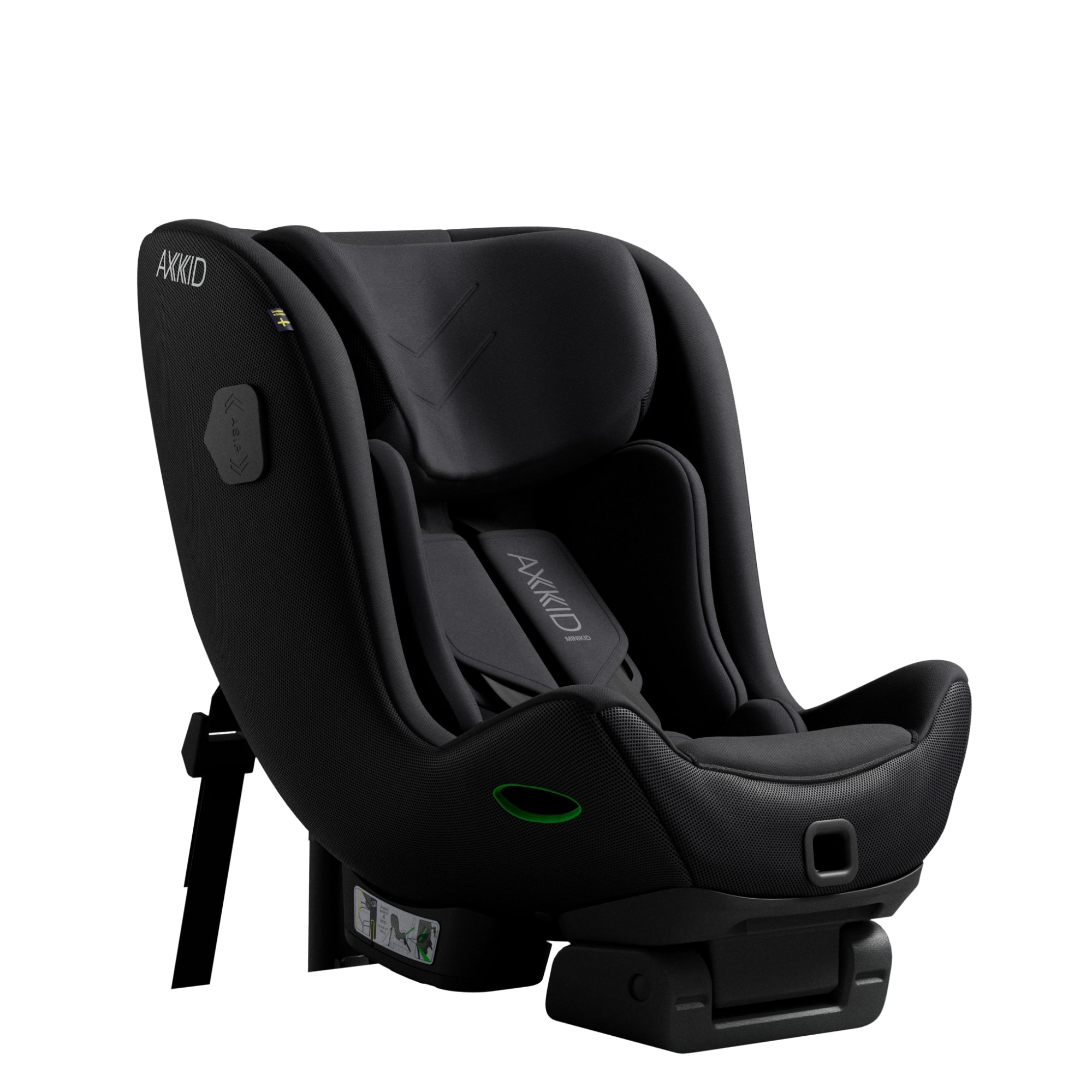 Minikid 4 Pro Bakåtvänd Bilbarnstol 0-7Y / 61-125 Cm Black