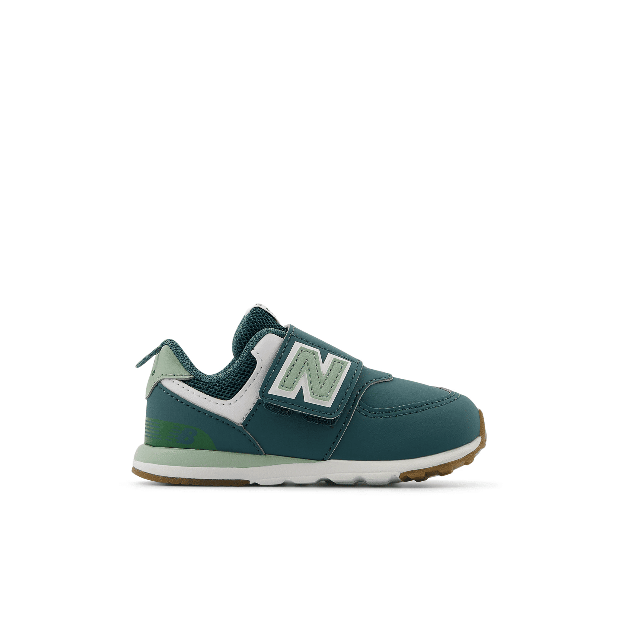 574 Kids NEW-B Hook & Loop Sneakers New Spruce 