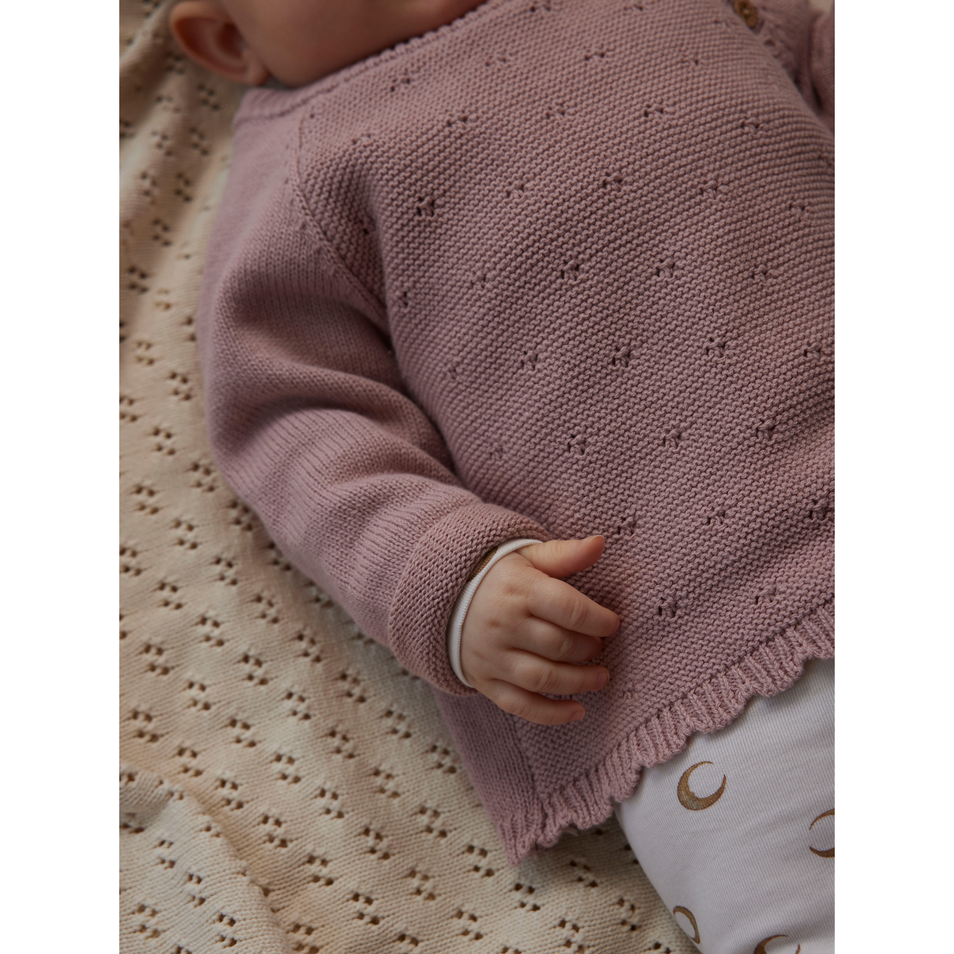 Cardigan Misty Rose