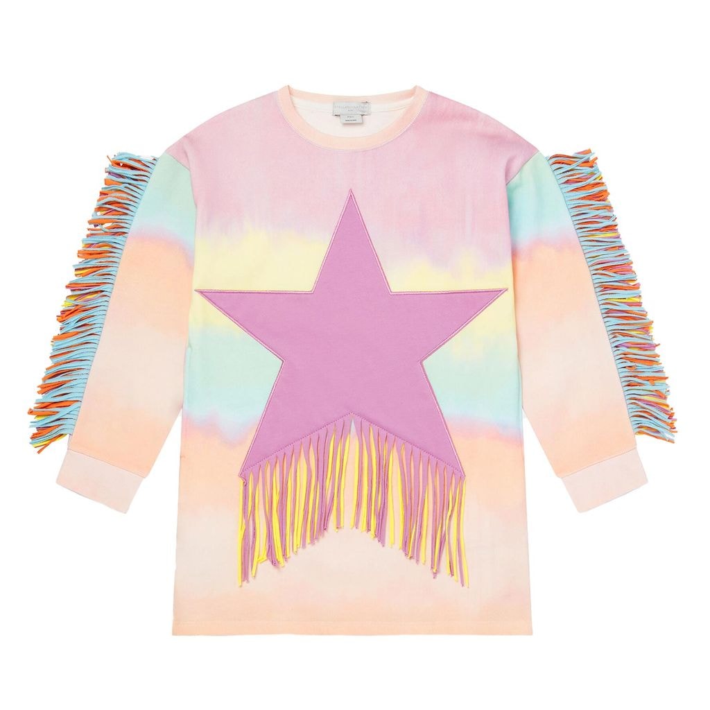 Dress With Star Detail Multicolor