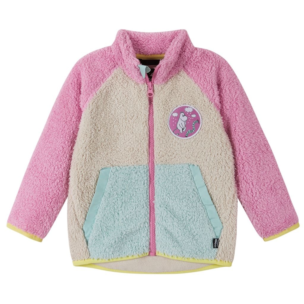 Moomin Kramgo Teddy Fleecetakki Vaaleanpunainen