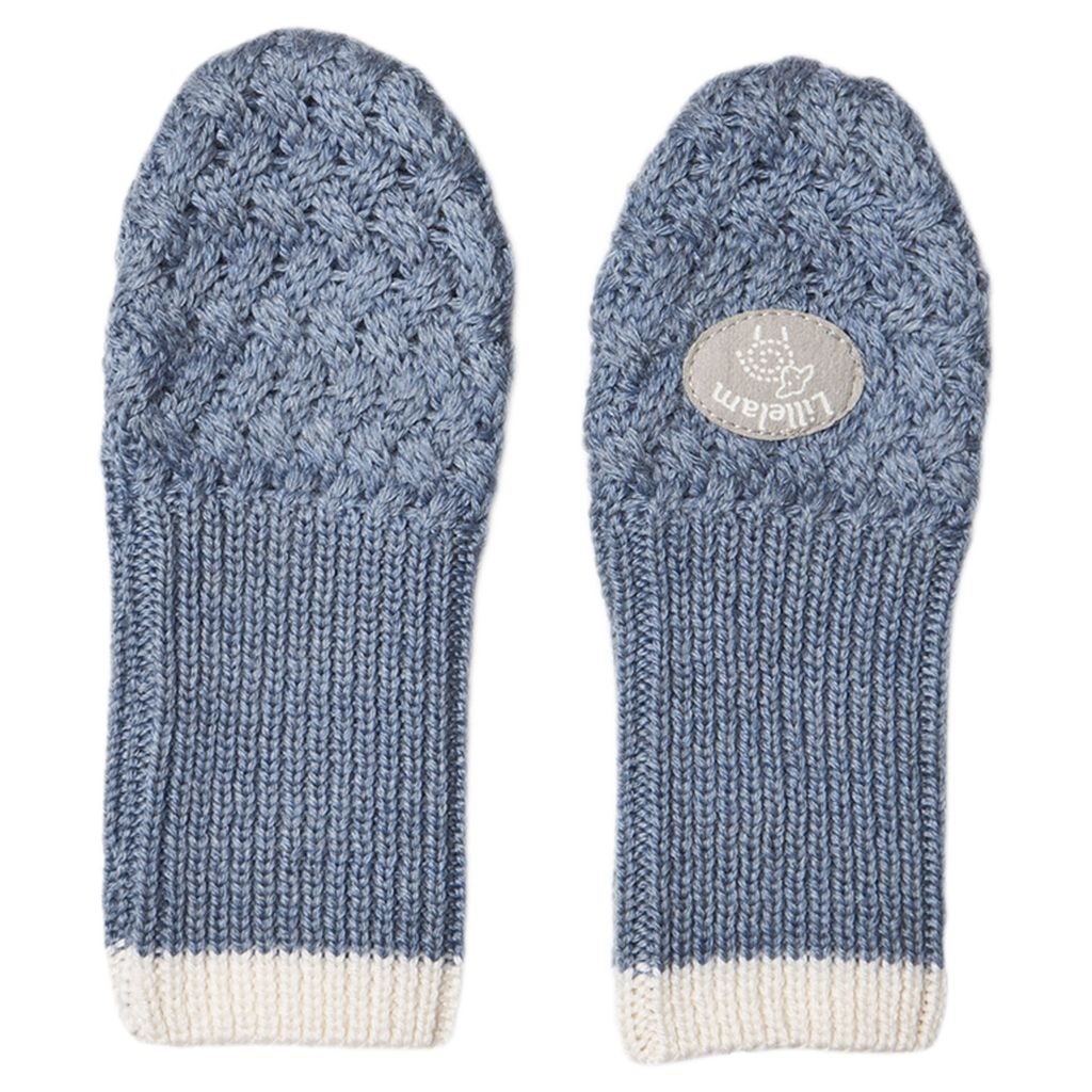 Classic Mittens Medium Blue