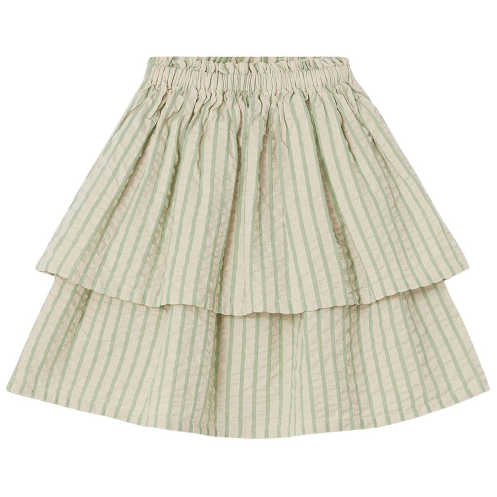 Striped Skirt Emerald
