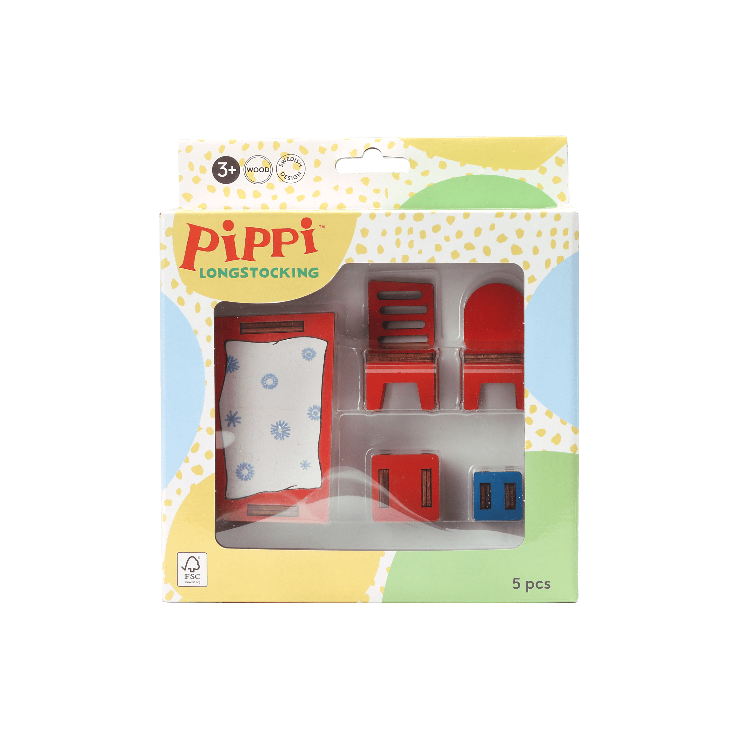 Pippi Dukkehusmøbler Kjøkken Red