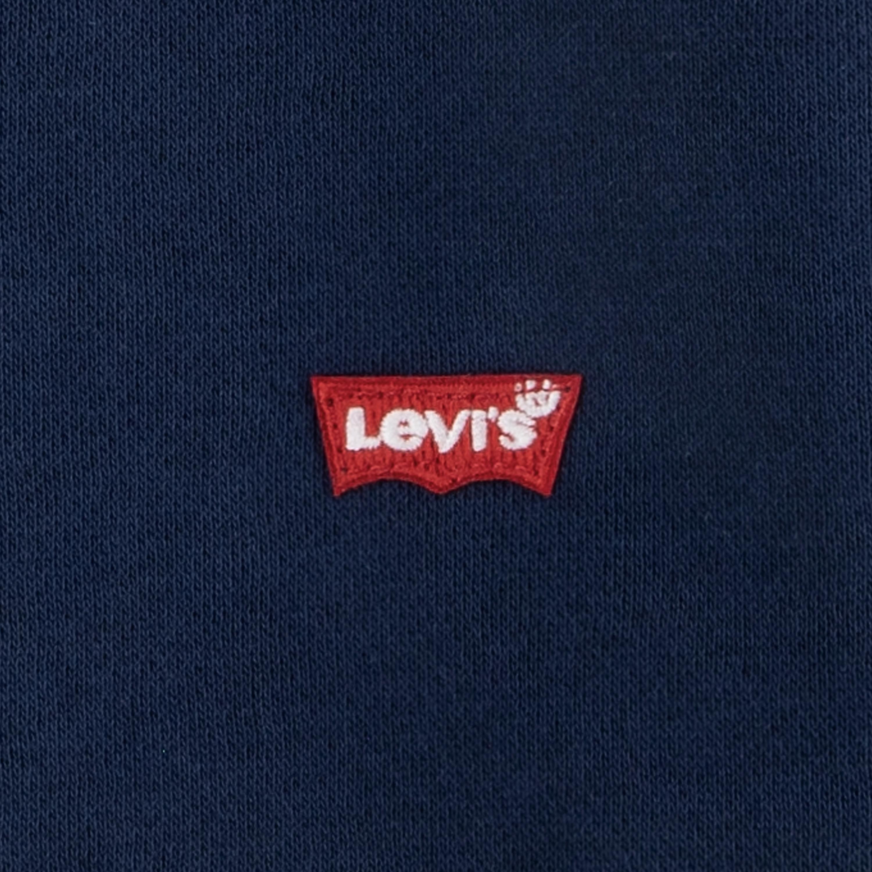 Mini Batwing Pullover Hettegenser Dress Blues