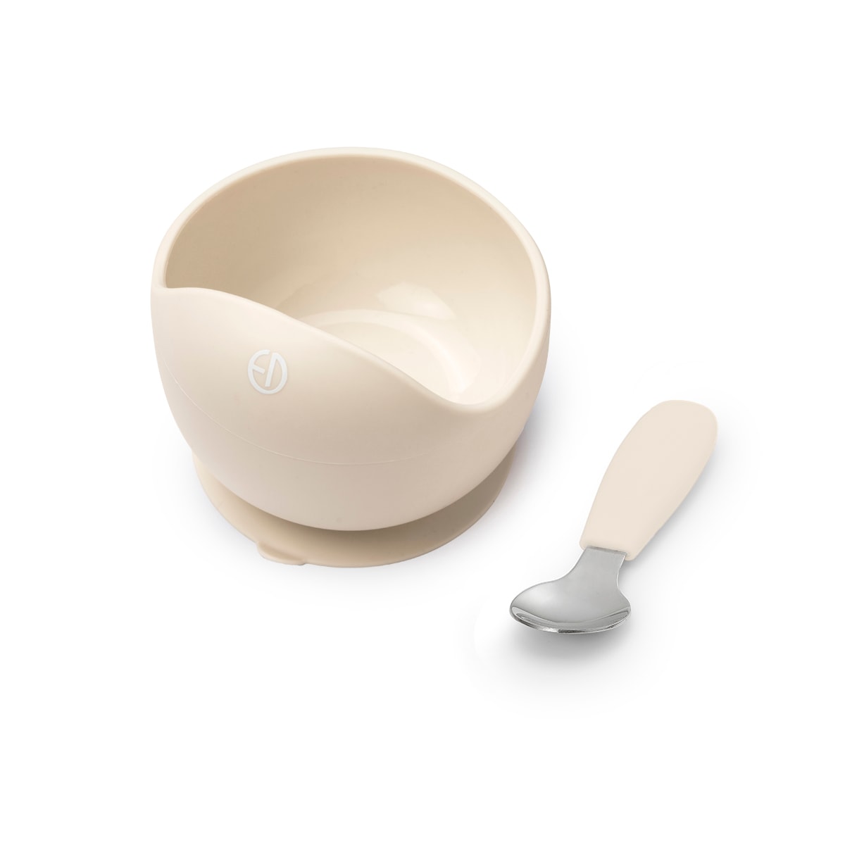 Silicone Bowl Set Vanilla White 