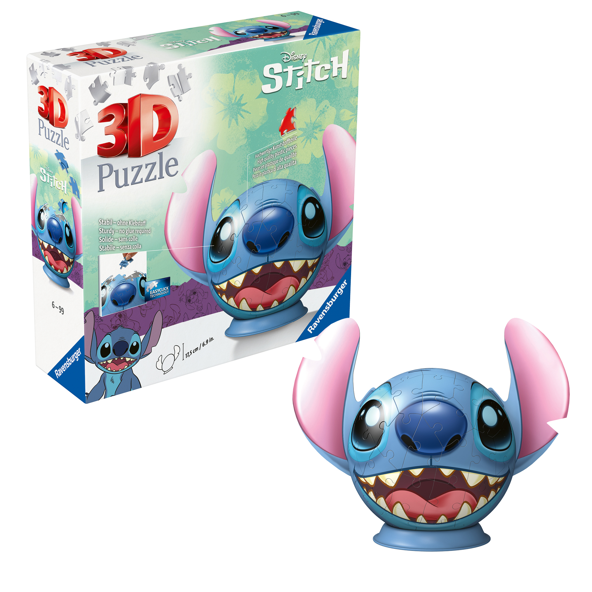 Disney Stitch 3D Pussel Multicolor