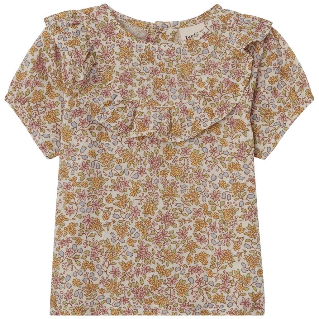 GOTS Greta Blomstret Bluse Wildflowers
