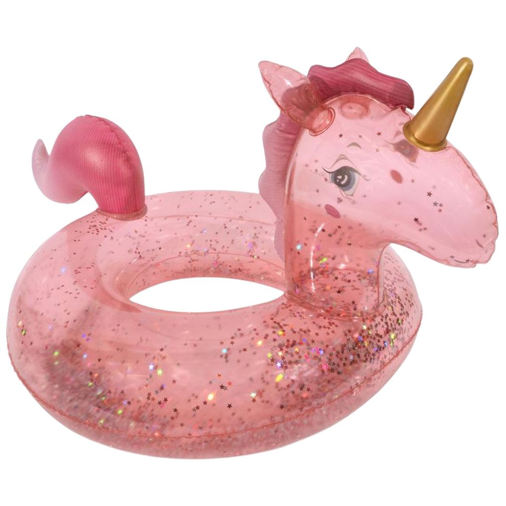 Horn Stars Swim Ring Pink