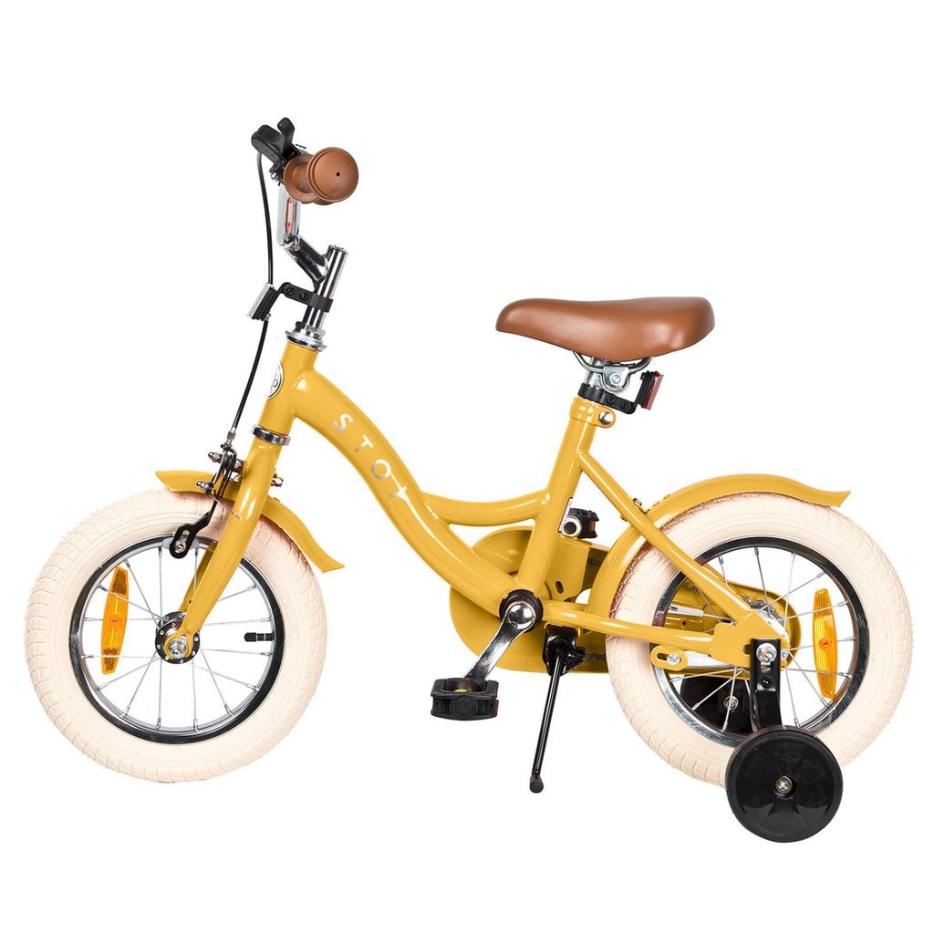 12" Vintage Cykel Yellow