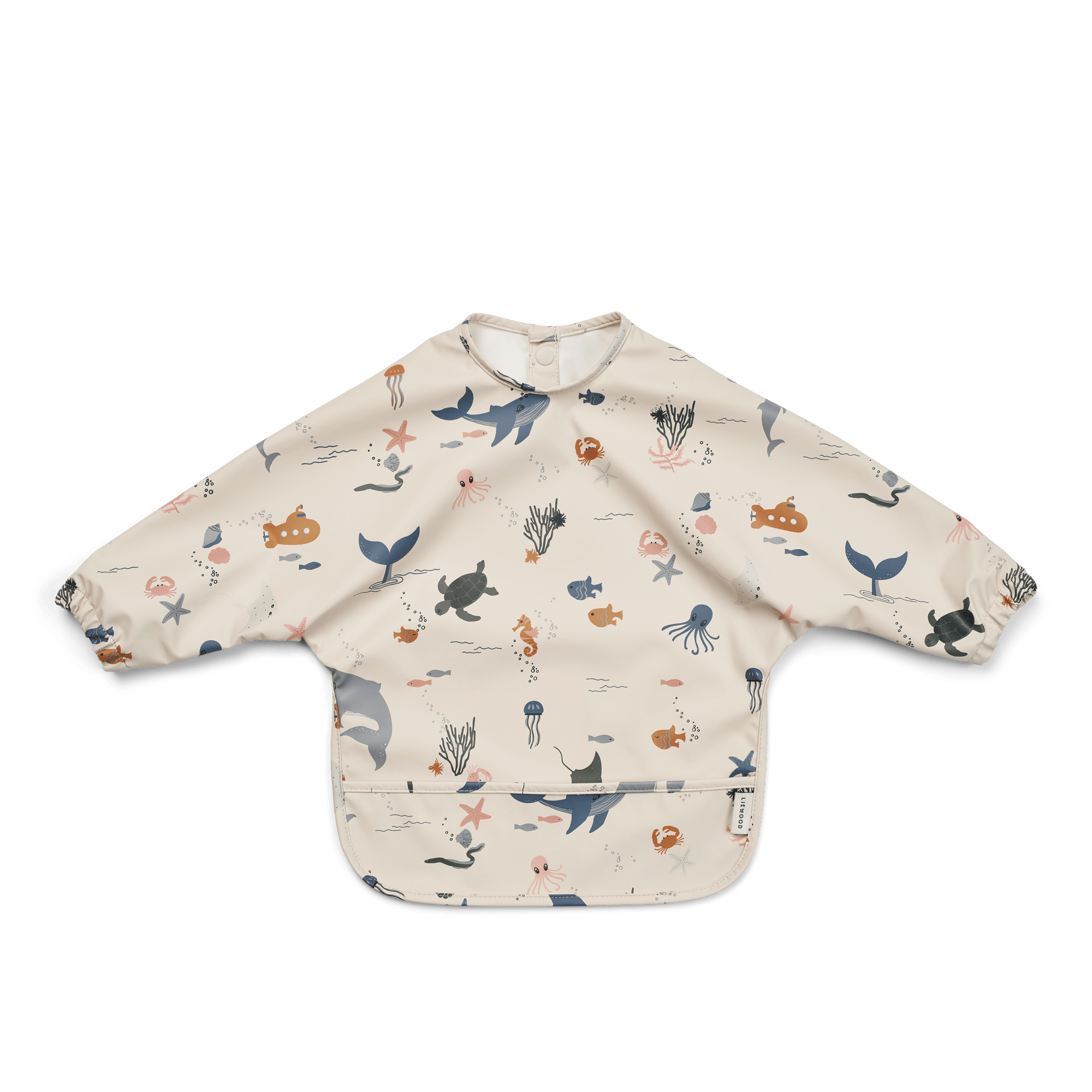 Merle Printed Cape Bib Sea Creature / Sandy