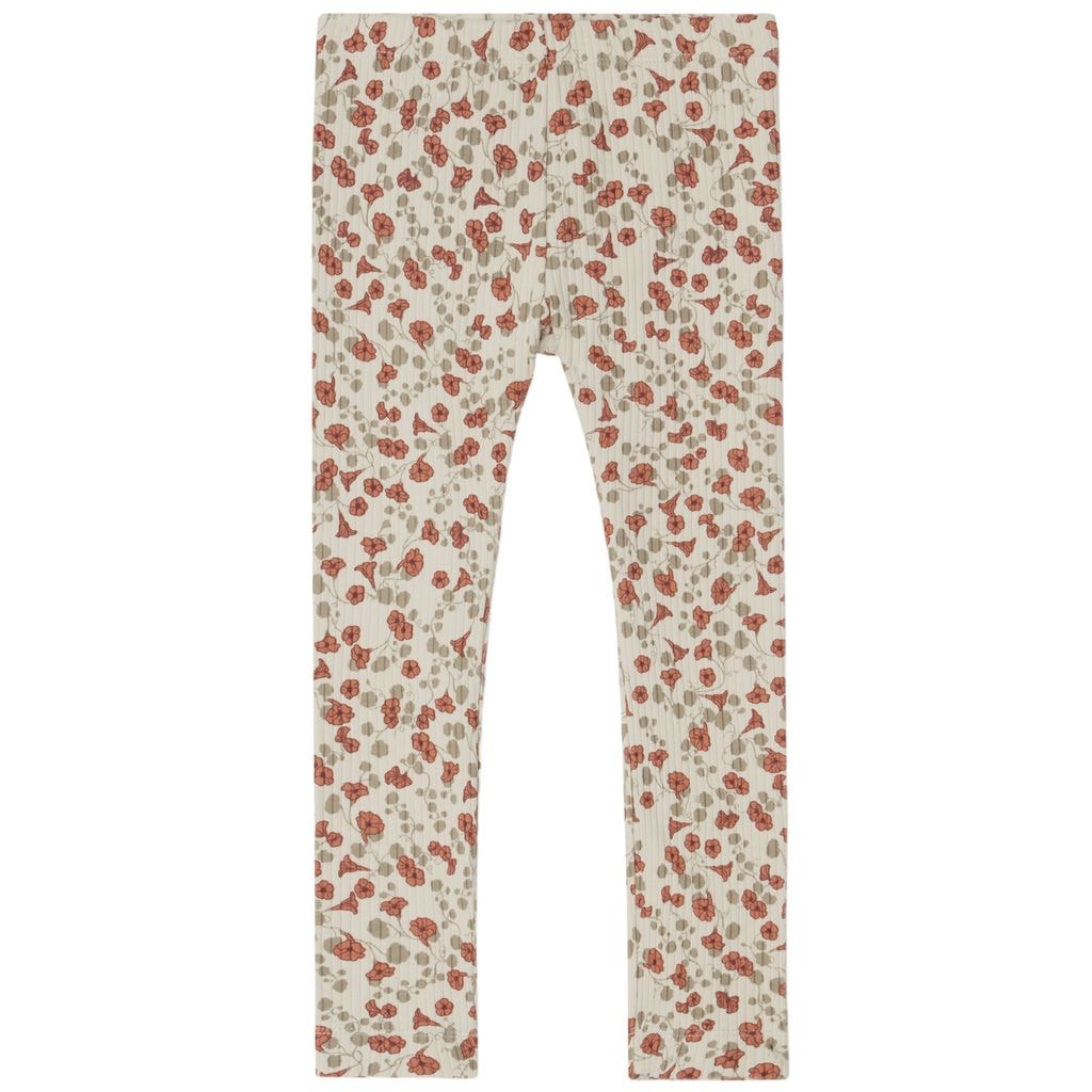 Printed Ribbed Leggings Royal Cress