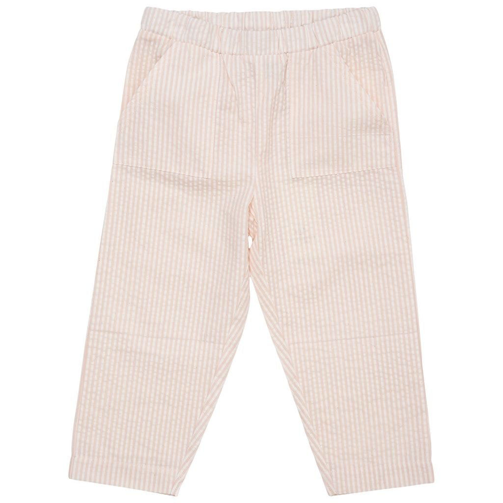 Striped Pants Dusty Rose