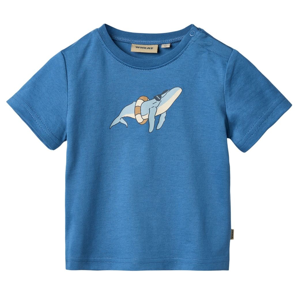 GOTS Walter T-shirt Blue
