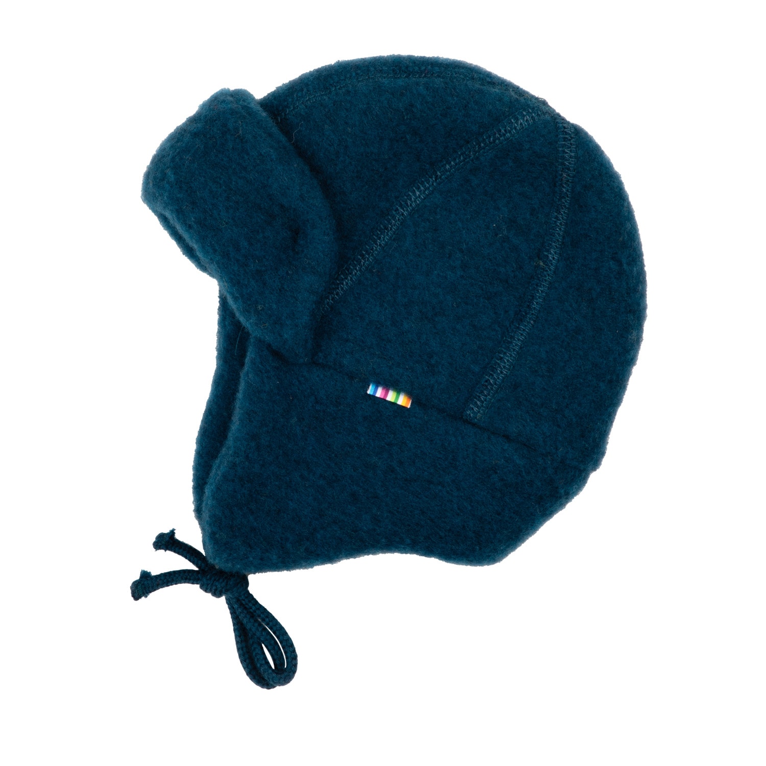 Hjälm Med Dubbla Lager Av Mjuk Ull Dark Turquoise 