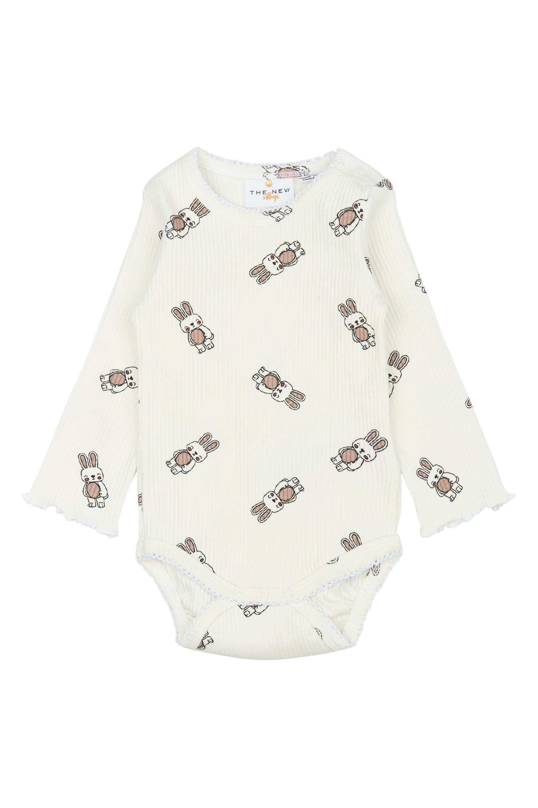 GOTS Pippa Long Sleeves Rib Body Cloud Dancer