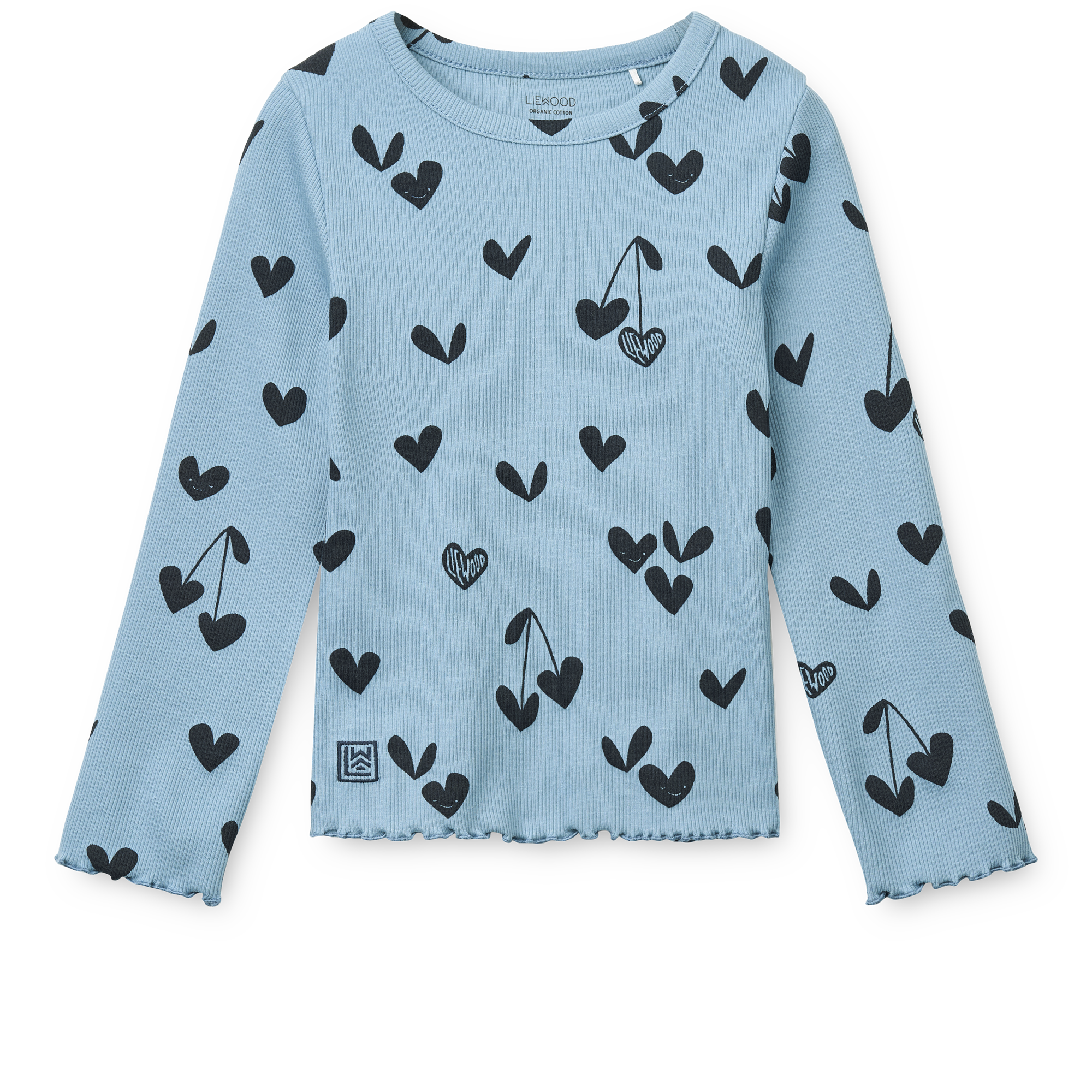 Nieve Printed Longsleeve Rib T-shirt Sweethearts Beach