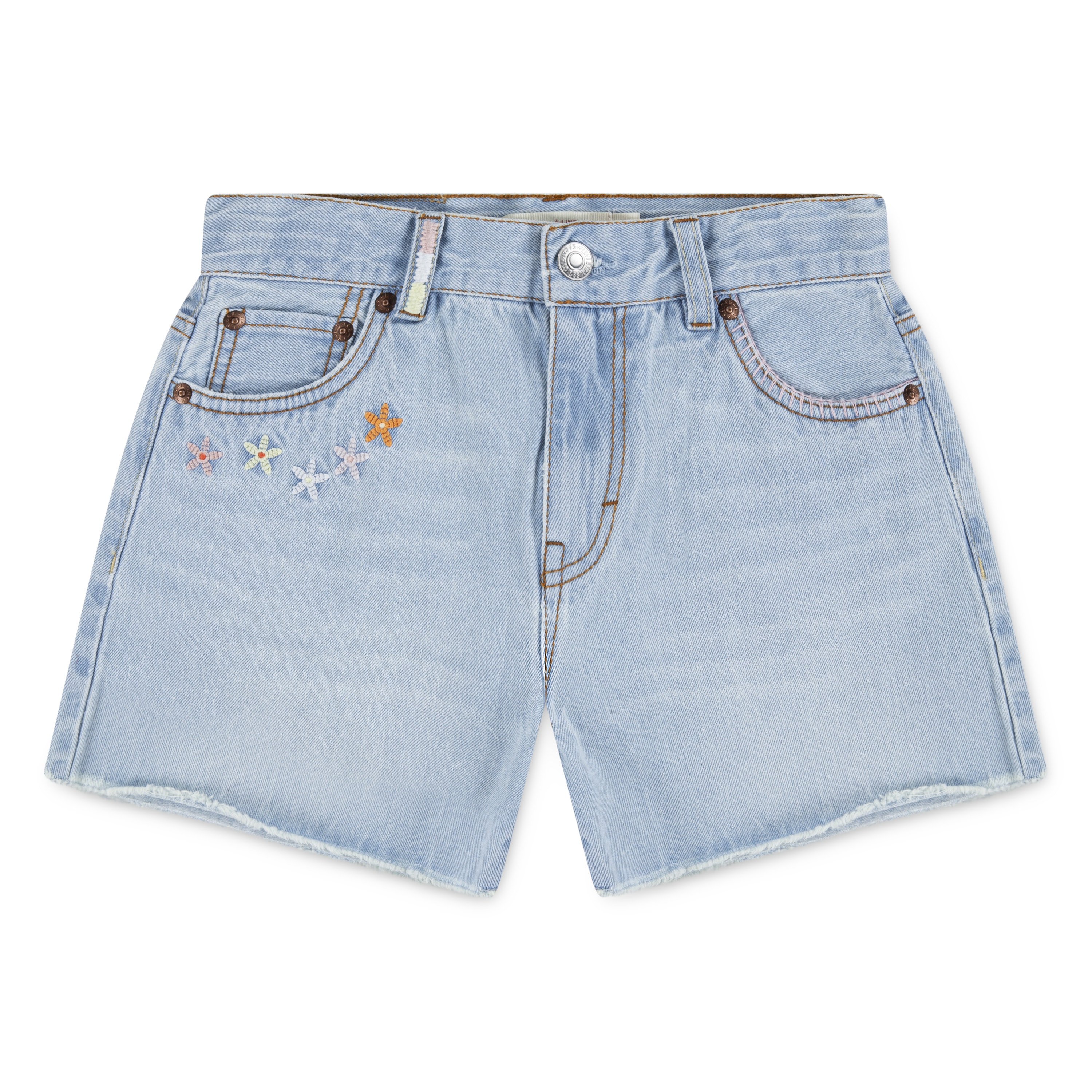 Crochet Applique A-Line Jeansshorts Wow Me Over