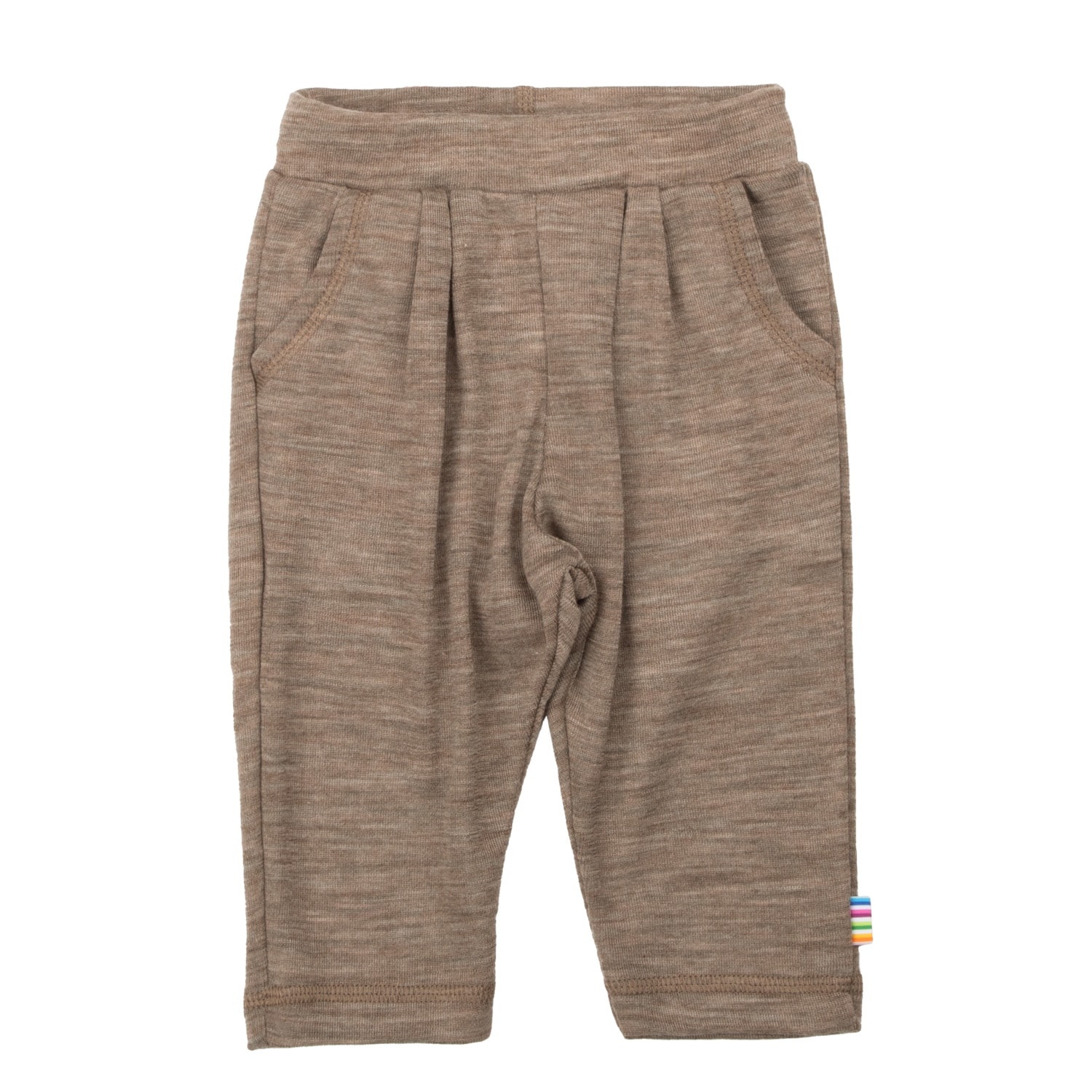 Uldbukser Beige Melange