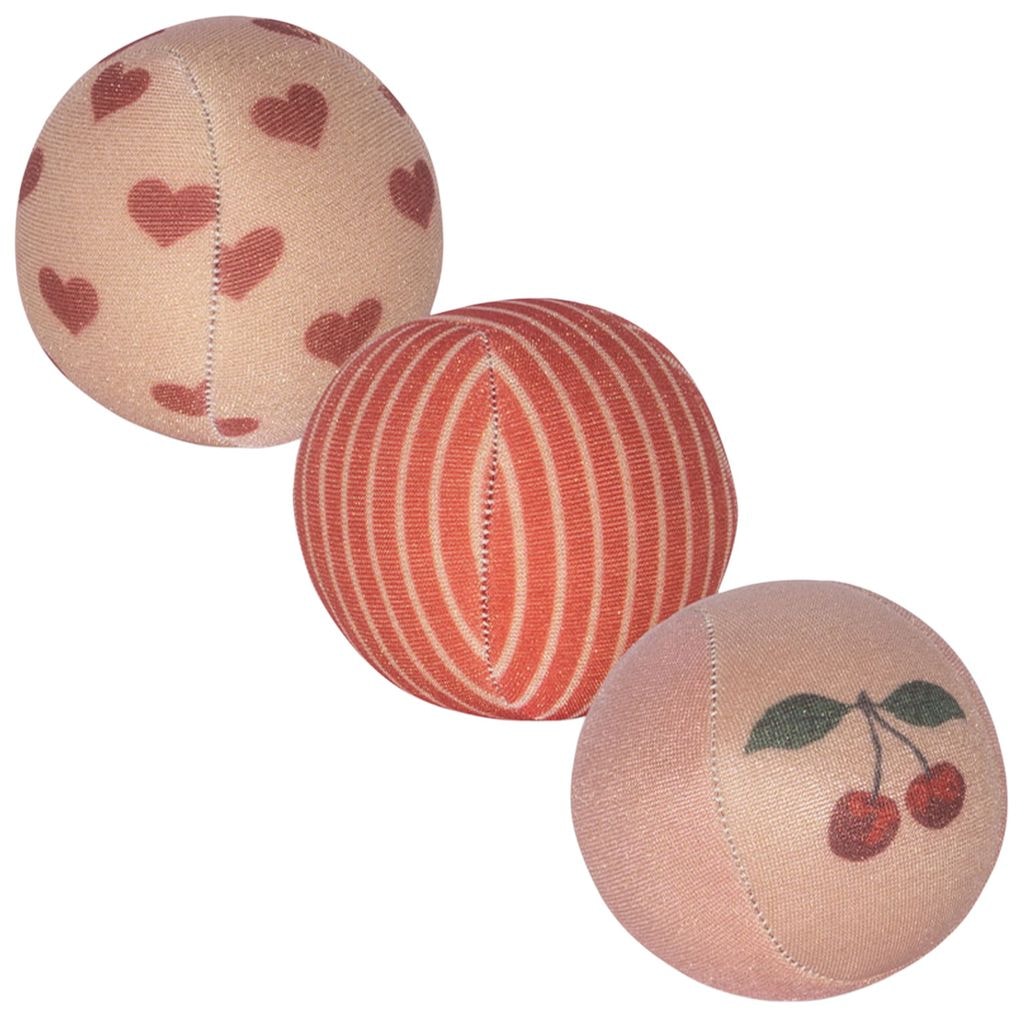 3-Pack Strandboll I Neopren Cherry