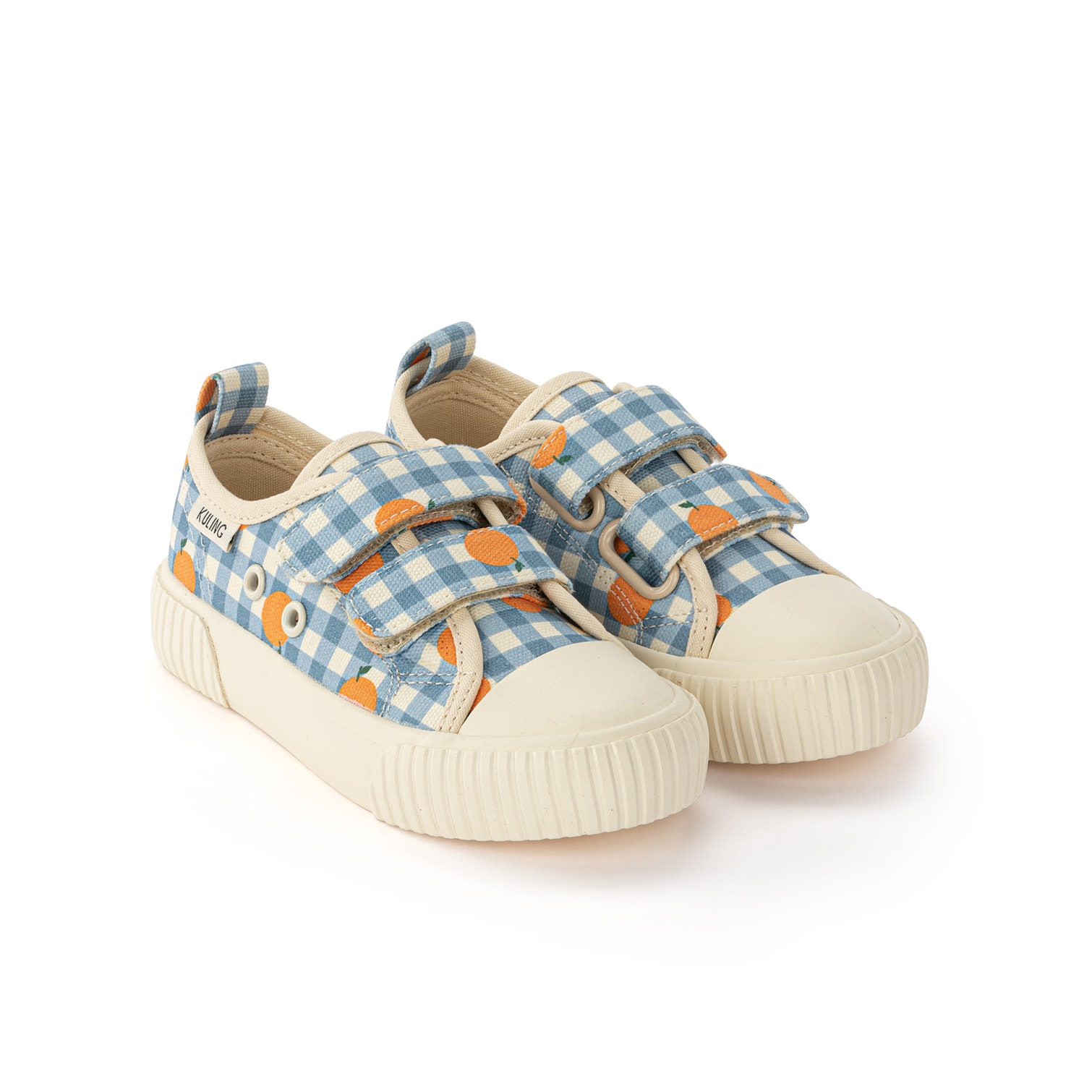Madrid Canvas Sneakers Dove Blue Check 