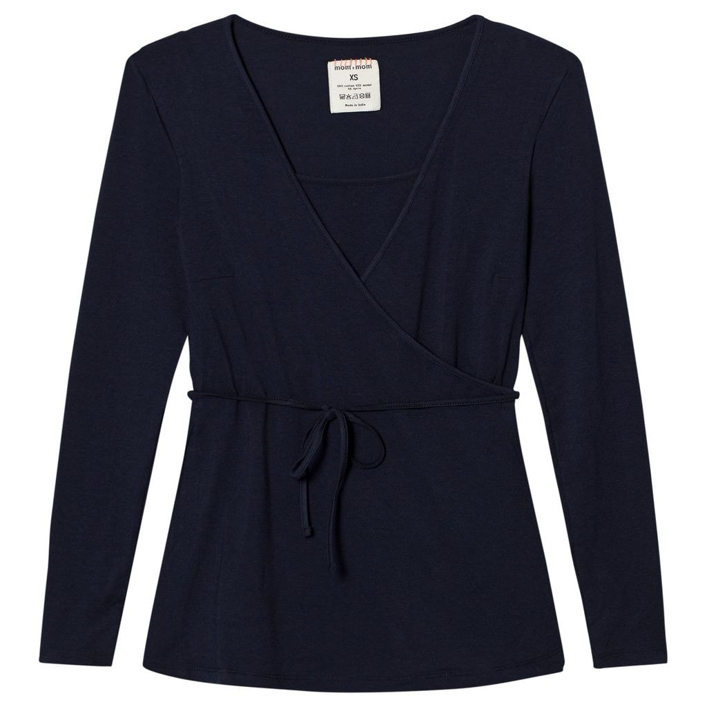 Wrap Top Navy