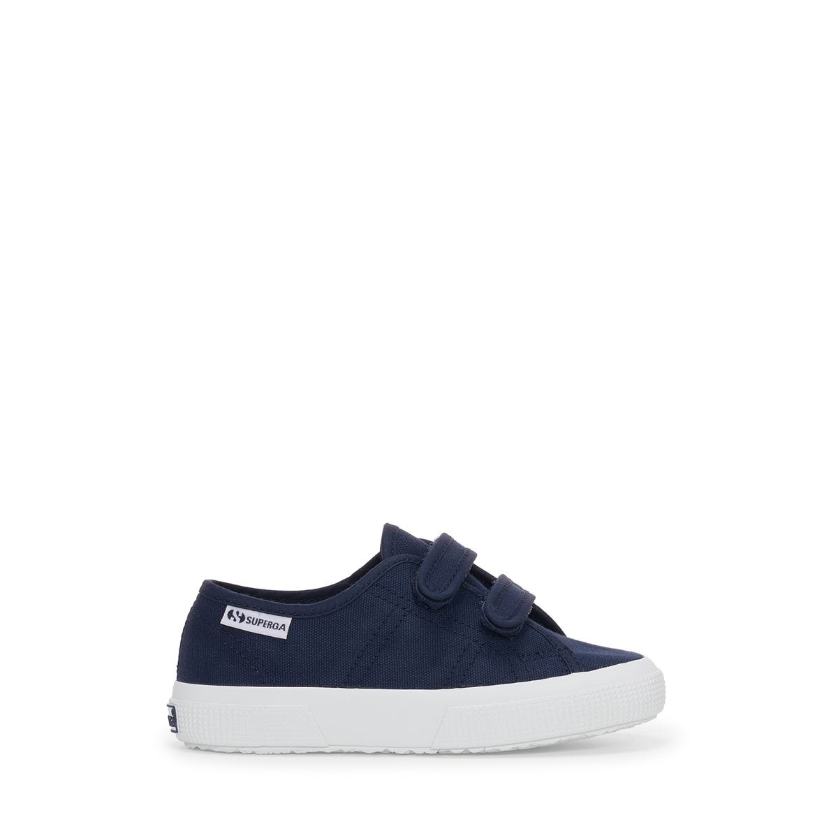 3750 Leggera Kids Straps Sneakers Navy White