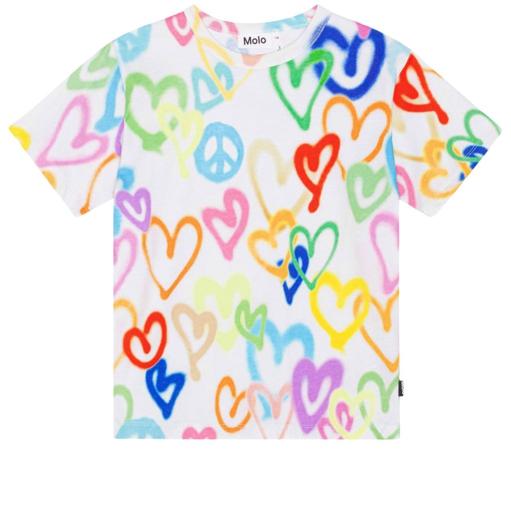 GOTS Riley T-paita Variety Hearts