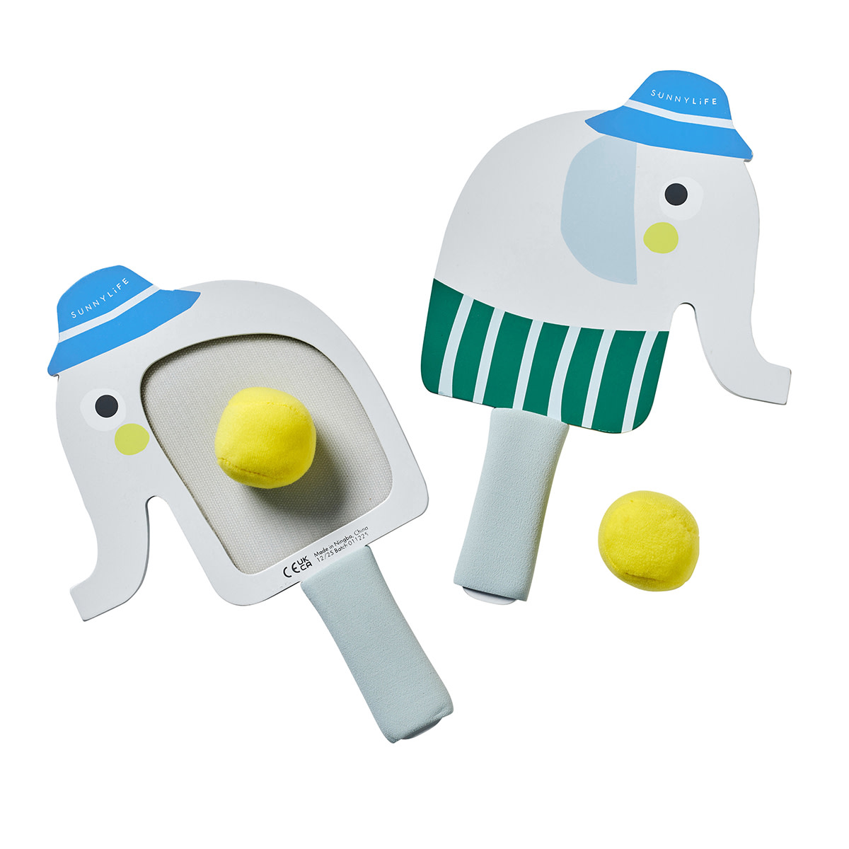 Eli The Elephant Kardborr-racketset För Barn
