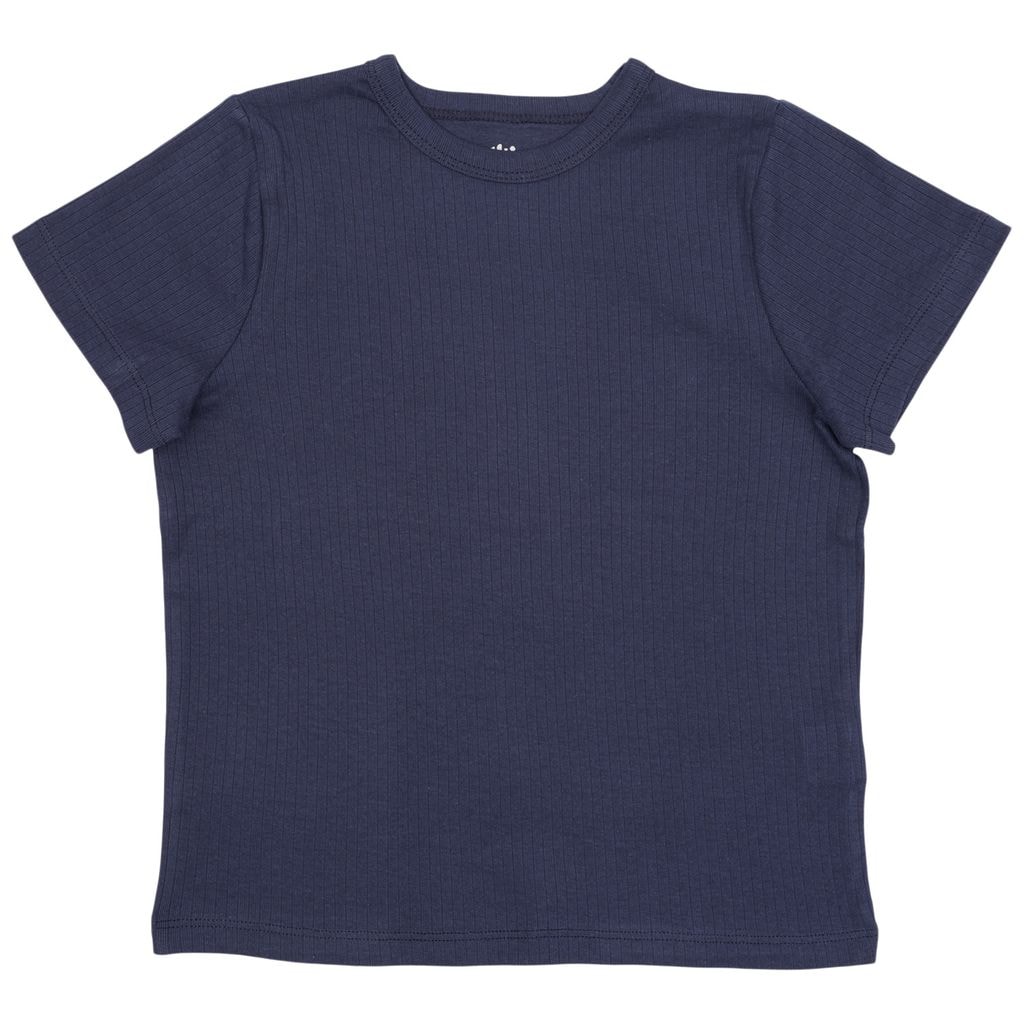Ribbed T-Shirt Navy