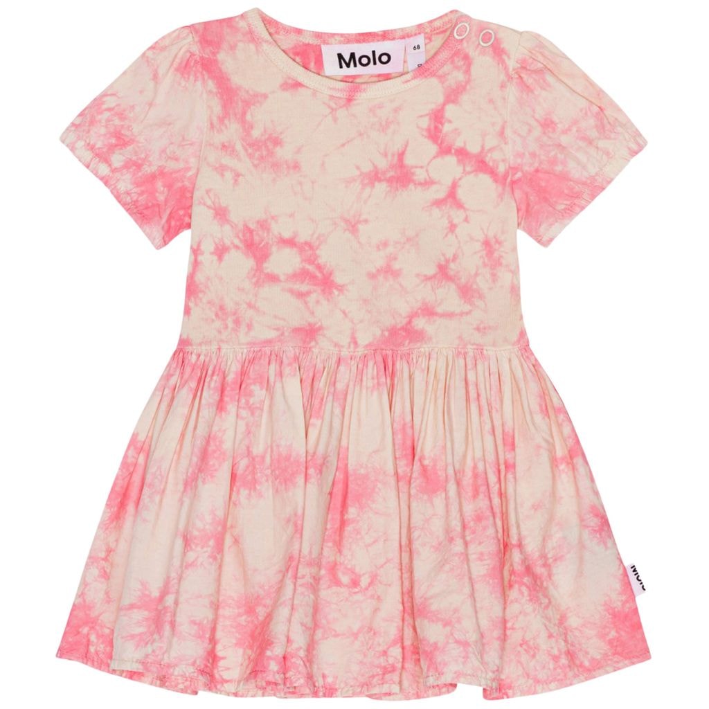 GOTS Cibi Kjole Rose Tie Dye