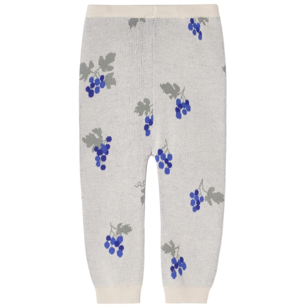 Knitted Trousers Grapes Ecru
