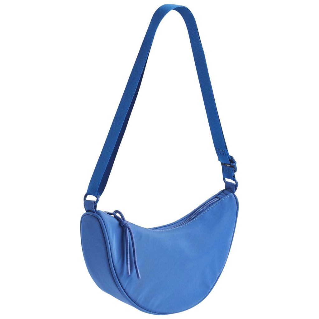 Crescent Handbag Retro Blue