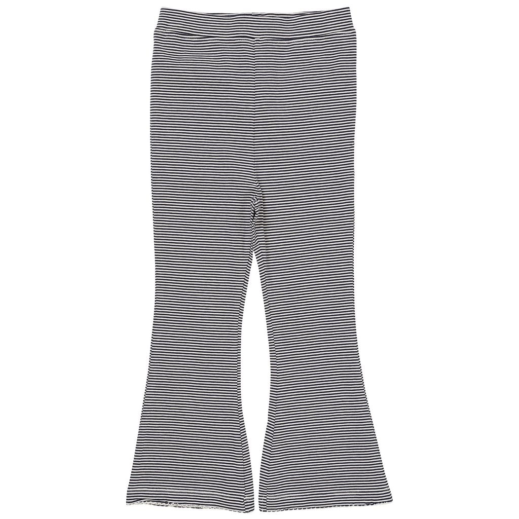 Striped Flare Pant  Navy/Cream Stripe